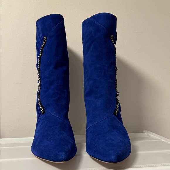 Marc Jacobs blue suede boots size 39 - Picture 3 of 8